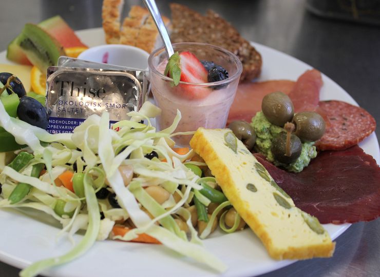 Fyrmestertallerken på Bovbjerg Fyr