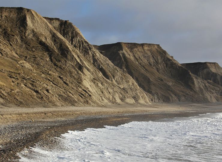 Skrænterne ved Bovbjerg Fyr ...