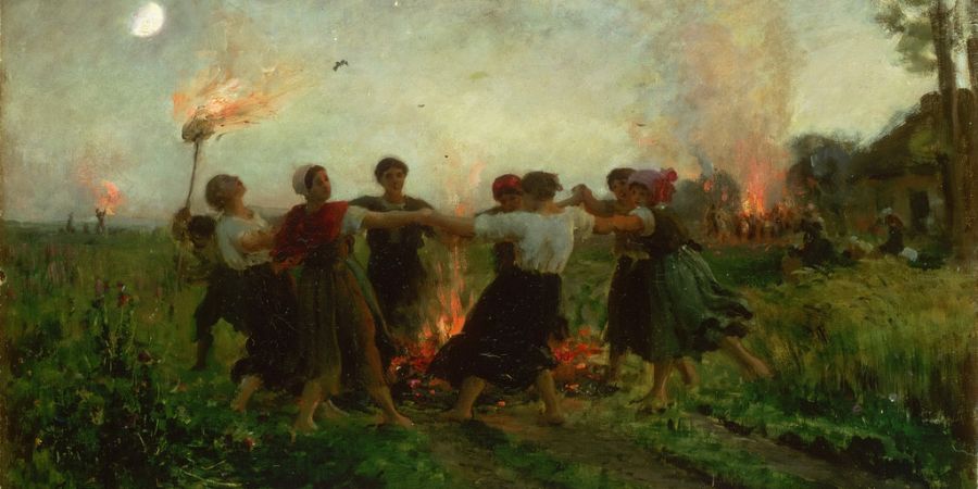 Spis på Bovbjerg Fyr inden Sankt Hans